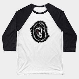 Death Face Baseball T-Shirt